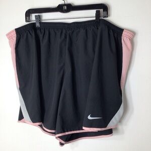 Nike Women's Black and Pink Shorts